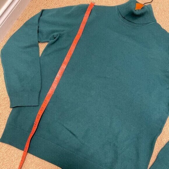 Vintage Turtleneck Sweater Green - Picture 7 of 9